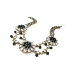 Corin Mix Metals and Crystal Statement Necklace